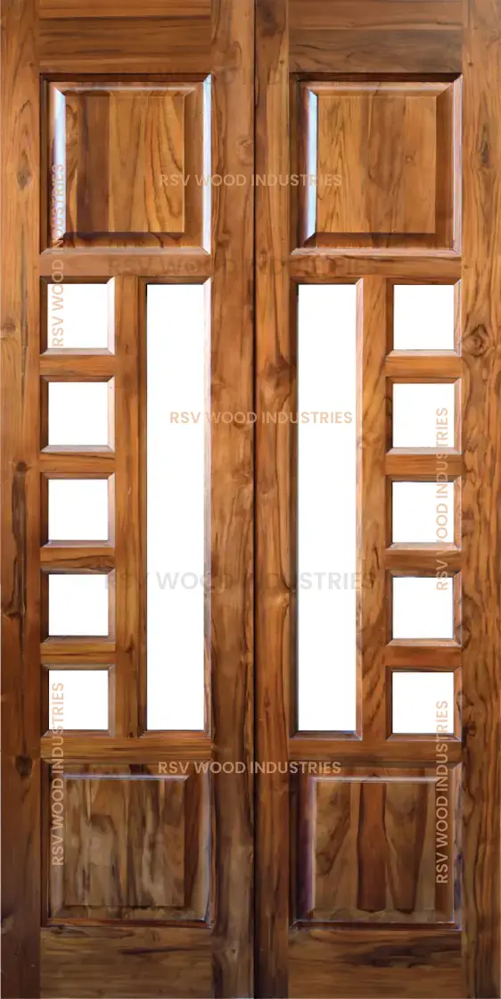 teak wood double door manufacturers in india