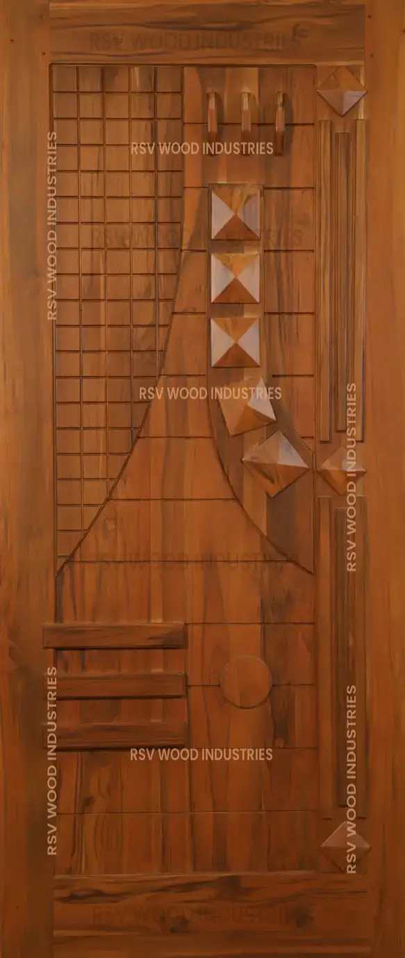 teak wood double door manufacturers in india