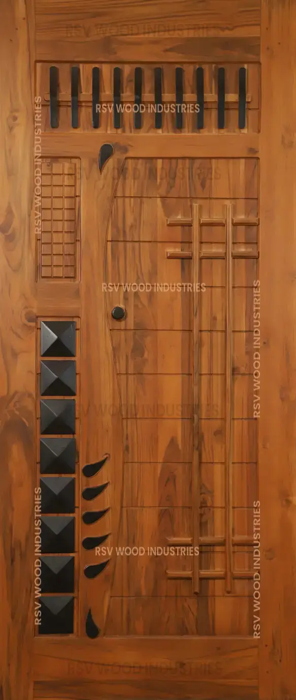 wooden double door manufacturer gandhidham